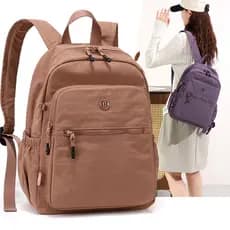 2026 verão estilo simples leve mochila feminina grande capacidade Multi-bolso Commuter mochila de viagem estudante unive