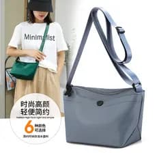 2026 novo estilo senhoras saco do mensageiro saco de bolinho moda leve All-Match saco de náilon nicho mochila bolsa de o