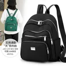 Oxford pano mochila feminina 2024 novo estilo moda tendência grande capacidade leve lona mochila feminina viagem mochila