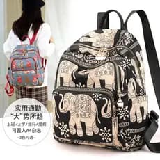 Mochila feminina Oxford pano leve grande capacidade mochila de viagem feminina 2025 novo estilo moda feminina saco de es