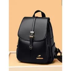 Mochila feminina 2026 novo estilo mochila moda mãe viagem All-Match Casual couro macio senhoras simples mochila