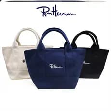 Japonês novo estilo moda feminina saco Ron Herman portátil Mini lona All-Match portátil almoço saco mamãe
