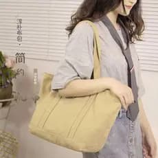 Japão japão novo estilo de grande capacidade moda sacola feminina japonês coreano bolsa de lona bolsa de ombro Casual bo