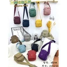 Clássico Cross-Border comércio exterior exportação Mini bolsa de lona feminina ombro Casual sacola simples bolsa pequena
