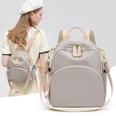 Mochila feminina 2025 novo estilo Oxford pano moda leve estudante mochila Casual lona senhoras viagem pequena mochila