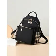 Mochila feminina moda All-Match estudante mochila versão coreana simples Oxford pano senhoras Commuter mochila de viagem