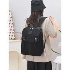 Simples mochila feminina leve multifuncional mochila estudante universitário mochila grande capacidade mochila de viagem