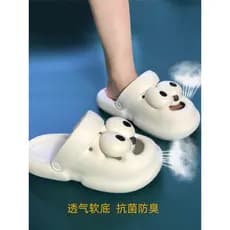 Nuvem Puff buraco sapatos femininos 2026 novo estilo verão chinelos de sola grossa exterior Wear feminino verão não fedo