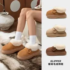 Botas de neve de sola grossa mulheres inverno 2025 novo estilo velo quente birque botas curtas pele integrada sapatos de