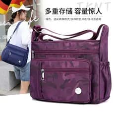 Novo Oxford pano mensageiro saco feminino leve lona mãe bolsa de ombro à prova dwaterproof água meia-idade idosos pano s
