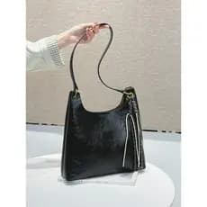 High-End luz luxo sacola feminina grande capacidade moda borla bolsa de ombro axilas pode ser Cross-Body Wor