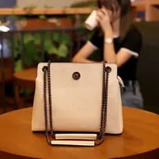 Bolsa feminina 2025 novo estilo feminino grande capacidade Popular High-End estilo ocidental corrente bolsa de ombro sac