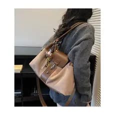 Preguiçoso sentir grande capacidade camurça sacola feminina contraste cor Commuter bolsa de ombro Campus moda axilas bol