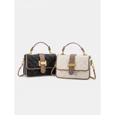 Miyin Diamond Messenger Bag Moda Multifuncional 2026 Novo Estilo Microfibra Couro High-End Sense Bolsa Feminina de Ombro