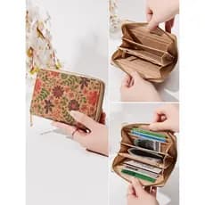 Miyin 2025 novo estilo Retro requintado impressão senhoras bolsa de moedas moda nicho titular do cartão pequena carteira