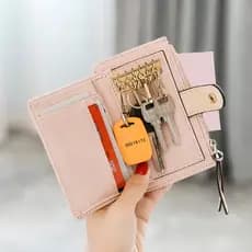 Miyin bolsa para chaves, bolsa de armazenamento feminina, fofa, multifuncional, pequena, Mini chave, porta-moedas, porta