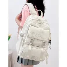 Mochila feminina estudantes do ensino médio do ensino médio estudantes da escola primária mochila de grande capacidade l