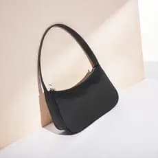 Excelente Commuter All-Match elegante bolsa simples náilon axilas saco Baguette bolsa menina