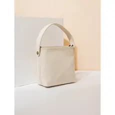 Excelente bolsa balde de lona 2024 novo estilo na moda simples bolsa mensageiro de um ombro senhoras bolsa elegante