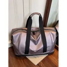 Bolsa de viagem portátil de grande capacidade, expansível, masculina, feminina, leve, academia, embarque, curta distânci