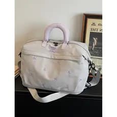 Bolsa de viagem feminina de grande capacidade, versão coreana, leve, arco, bagagem de mão, curta distância, esportes, ac