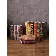 Simples e moderno estilo nórdico livro falso decoração simulação caixa de livro foto modelo sala estar escritório decora