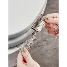 Levantador de tampa de vaso sanitário, levantador de tampa de vaso sanitário, assento de vaso sanitário com alça de elev