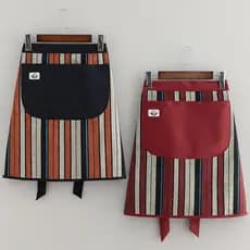 Moda meio comprimento avental de cozinha feminina casa 2026 novo estilo influenciador cozinhar Chef cintura respirável t