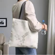Bolsa de ombro nova bolsa feminina chinesa grande capacidade bolsa de pano moda All-Match estilo chinês novo estilo