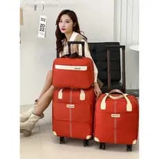 Saco de carrinho de viagem de negócios leve bagagem Universal roda grande capacidade saco de bagagem masculino feminino