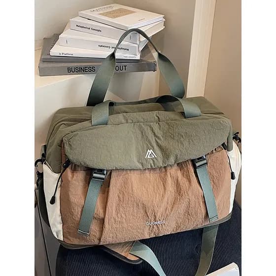 Saco de viagem mochila portátil de grande capacidade leve das mulheres dos homens de curta distância viagem de negócios 