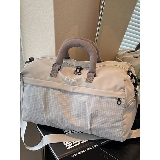 Bolsa de viagem de curta distância de grande capacidade feminina portátil leve viagem de negócios mochila masculina expa