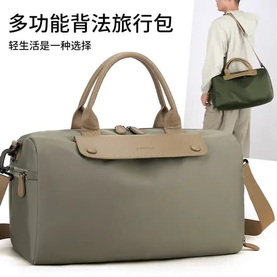 Bolsa de viagem de curta distância feminina leve masculina de grande capacidade bolsa de viagem de negócios portátil bol