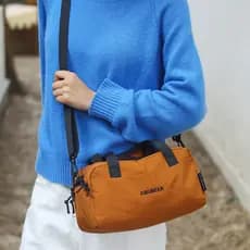 Bolsa de grande capacidade, leve, curta distância, viagem ao ar livre, à prova d'água, pano de Nylon, corpo cruzado, por