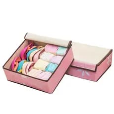 Caixa de armazenamento de roupa interior tecido doméstico Oxford pano sutiã caixa meias caixa de armazenamento de roupa