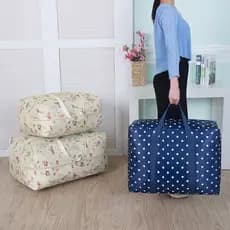 Oxford pano movendo saco à prova de umidade engrossado colcha saco de armazenamento arrumado caixa de roupas saco de bag