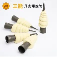 Sanneng dinamarca espiral tubo molde antiaderente oco croissant croissant crocante croissant creme chifre molde coziment