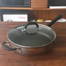 Frigideira de grande diâmetro frigideira doméstica antiaderente panela omelete panqueca frigideira bife 28cm