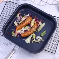 Frigideira quadrada antiaderente frigideira bife bife bife ovo frito peixe ovo rolo fogão de indução fogão a gás Univers