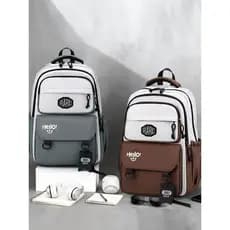 Mochila Masculina Mochila Escolar Grande Capacidade Leve Mochila para Computador de Viagem Alunos do Ensino Médio Alunos