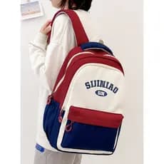 Mochila escolar para meninas, estudantes do ensino médio, grande capacidade, alunos do ensino fundamental, quinta série