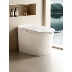 UX8 Smart Toilet Household Automatic Flip Ultravioleta Esterilização Pé Flushing Sifão Quente Vaso Sanitário