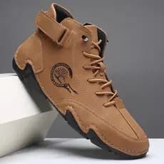 Outono sapatos de couro versão coreana na moda sapatos masculinos polvo ervilhas sapatos esportivos sola macia All-Match