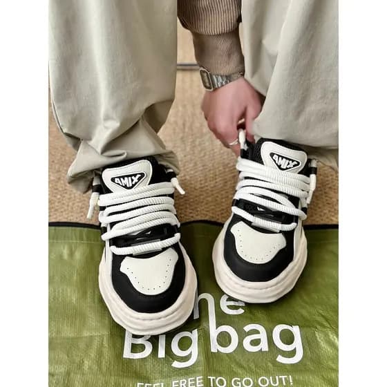 Sapatos dissolvidos homens mulheres estilo altura interna 7cm nicho nacional na moda pão sapatos masculinos de sola gros
