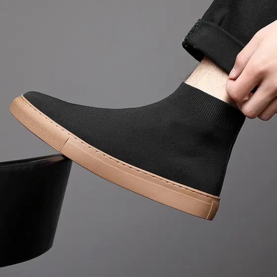 Meias masculinas verão de alta qualidade na moda sapatos masculinos meias sapatos masculinos de um Pedal Casual All-Matc