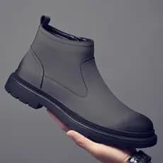Martin botas masculinas 2024 outono inverno novo estilo sapatos masculinos botas de couro de alta qualidade botas curtas