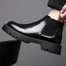 Martin botas masculinas 2025 novo estilo outono inverno sapatos masculinos de alta qualidade respirável botas de couro b