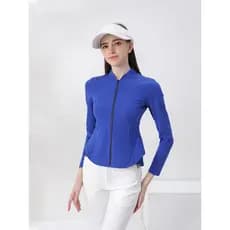 Primavera outono jaqueta de golfe feminina ao ar livre roupas esportivas femininas topos de manga comprida camisas femin