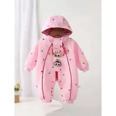 Super elegante roupas de passeio do bebê menina primavera outono dupla camada macacão do bebê outono exterior Wear bonit