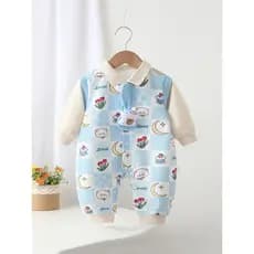 Bebê pequeno roupas de outono bebê menino macacão bebê outono exterior usar abraço roupas bebê início do outono roupas d